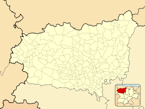 Valverdín ubicada en la provincia de León