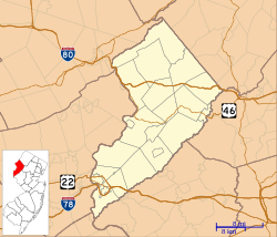 Hainesburg is located in Warren County, New Jersey