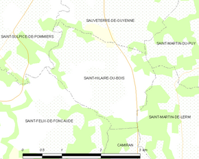 Poziția localității Saint-Hilaire-du-Bois