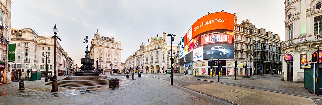 Panorama Piccadilly Circus w 2015
