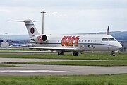 2010年ヨーロッパツアーで使用した専用機CRJ-200ER