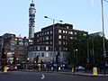 Stesen Warren Street kelihatan daripada Euston Road