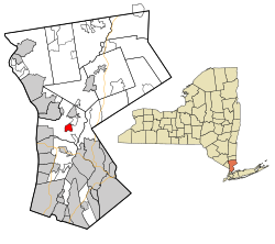 Location of Hawthorne, New York