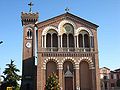 La chiesa parrocchiale di Limena, veduta frontale