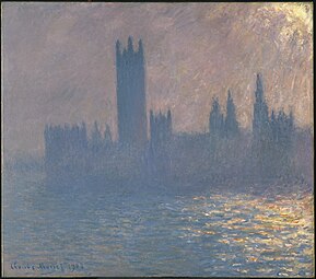 Houses of Parliament i sol(en), 1903