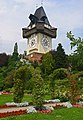 Uhrturm, von der Bürgerbastei aus gesehen