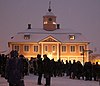 Declaration of Christmas Peace in 2014 in front of the old town hall of Porvoo