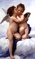 El primer bes. L'Amor amb Psyche, infants (1873).