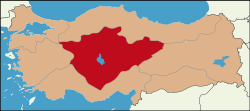 Location of Kawasan Anatolia Tengah