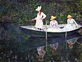 En Norvégienne. La barque à Giverny, pariški d'Orsay, 1887.