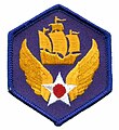 Emblema da Sexta Força Aérea (USAAF) - (1942-1946), Designação e insígnia mais tarde mudou para Força Aérea dos EUA no Comando Sul.