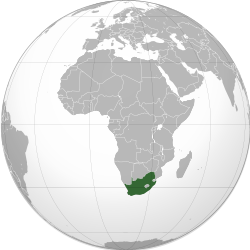 Situation de Republica de Sud-Africa Republic of South Africa