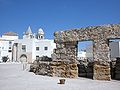 Teatro Romano con Catedral de fondo en Cádiz