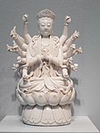 清代的斗姆白瓷雕像（旧金山亚洲艺术博物馆藏）