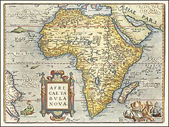 En 1570, nesti mapa holandés, el Níxer ta confundíu col Senegal. El ríu Real desagua nel golfu de Benín.