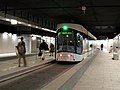 Terminus souterrain de Noailles de la ligne 1 en jonction avec le Métro 2.