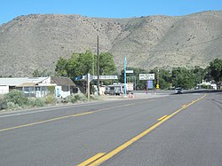 U.S. 395 passing through Walker