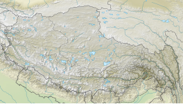 Map showing the location of Kedarnath