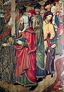 Pasaje del Mar Rojo, de Jaume Huguet (1456-1460)