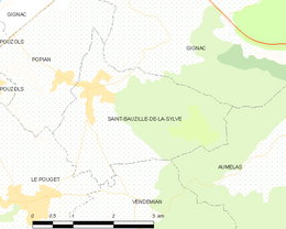 Saint-Martin-de-l'Arçon – Mappa