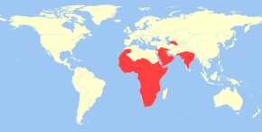 Description de l'image Mellivora_capensis_distribution.svg.