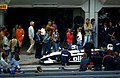 Nelson Piquet 1985 at Nürburgring in the pits