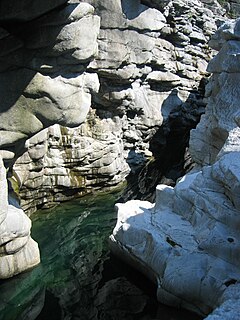 La Maggia à Ponte Brolla.