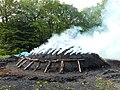 Kohlenmeiler in Walpersdorf, einer der letzten im Siegerland