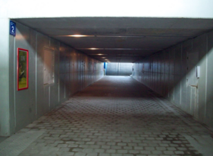 Verbindingstunnel onder de sporen