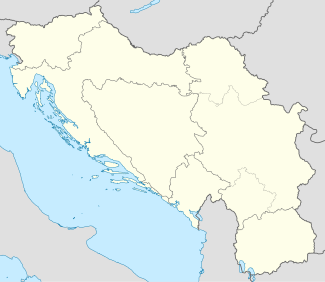 1948–49 Yugoslav Second League is located in Yugoslavia