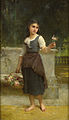 The Flower Girl by Émile Munier