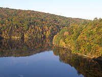 pohled z French King Bridge (Mohawk Trail)