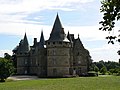 Château de Bonnefontaine. Façade Nord.