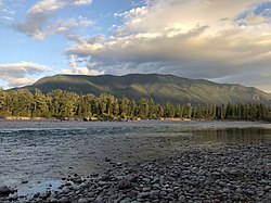 View of the Flathead River from River's Edge Park.