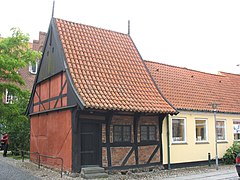 Egy új fotó Køge legrégebbi házáról, épült 1527-ben