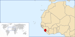 Lokasi Sierra Leone