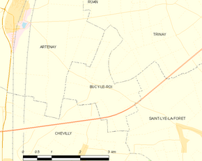 Poziția localității Bucy-le-Roi