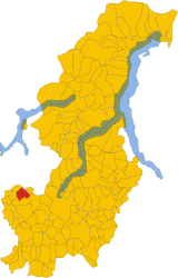 Uggiate-Trevano – Mappa