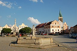 Town square in Telč