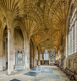 L'arrière-chœur de la cathédrale de Peterborough (Cambridgeshire). (définition réelle 7 554 × 7 957)