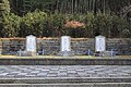 庐山植物园内的三老墓，左为陈封怀墓，中为胡先骕墓，右为秦仁昌墓