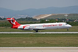 Eine Boeing 717 der Quantum Air