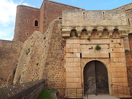Porte d'entrée du Fort de Santa Cruz à Oran, (Algérie)