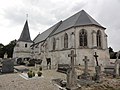 L'église, coté chevet.