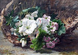 Blumen in einem Korb, 1869