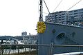 舊日本海軍軍艦艦首（圖為三笠號戰艦艦首）