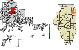 موقعیت رومیوویل، ایلینوی در نقشه