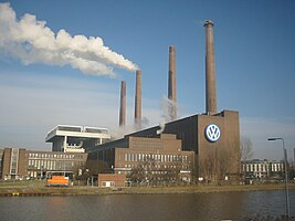 Wolfsburgeko Volkswagen fabrika, Alemania.