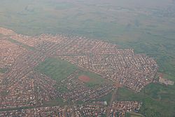 Aerial view o Vosloorus