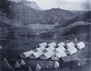 Den britiske militærlejr ved Balaklava